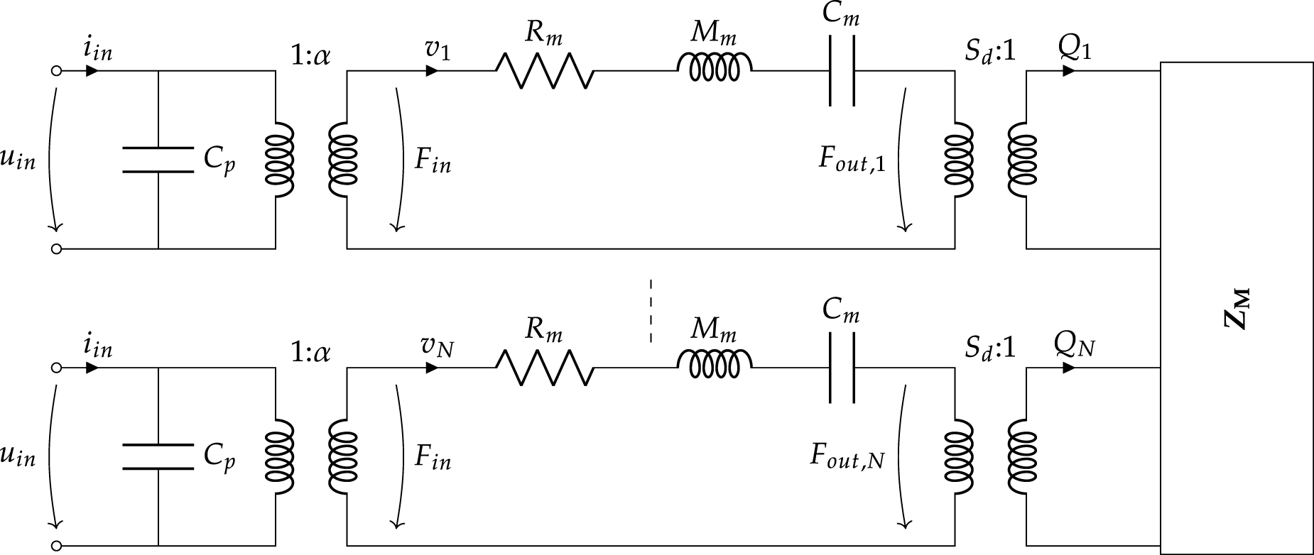 Equivalent electrical circuits for electroacoustic MEMS design: a ...