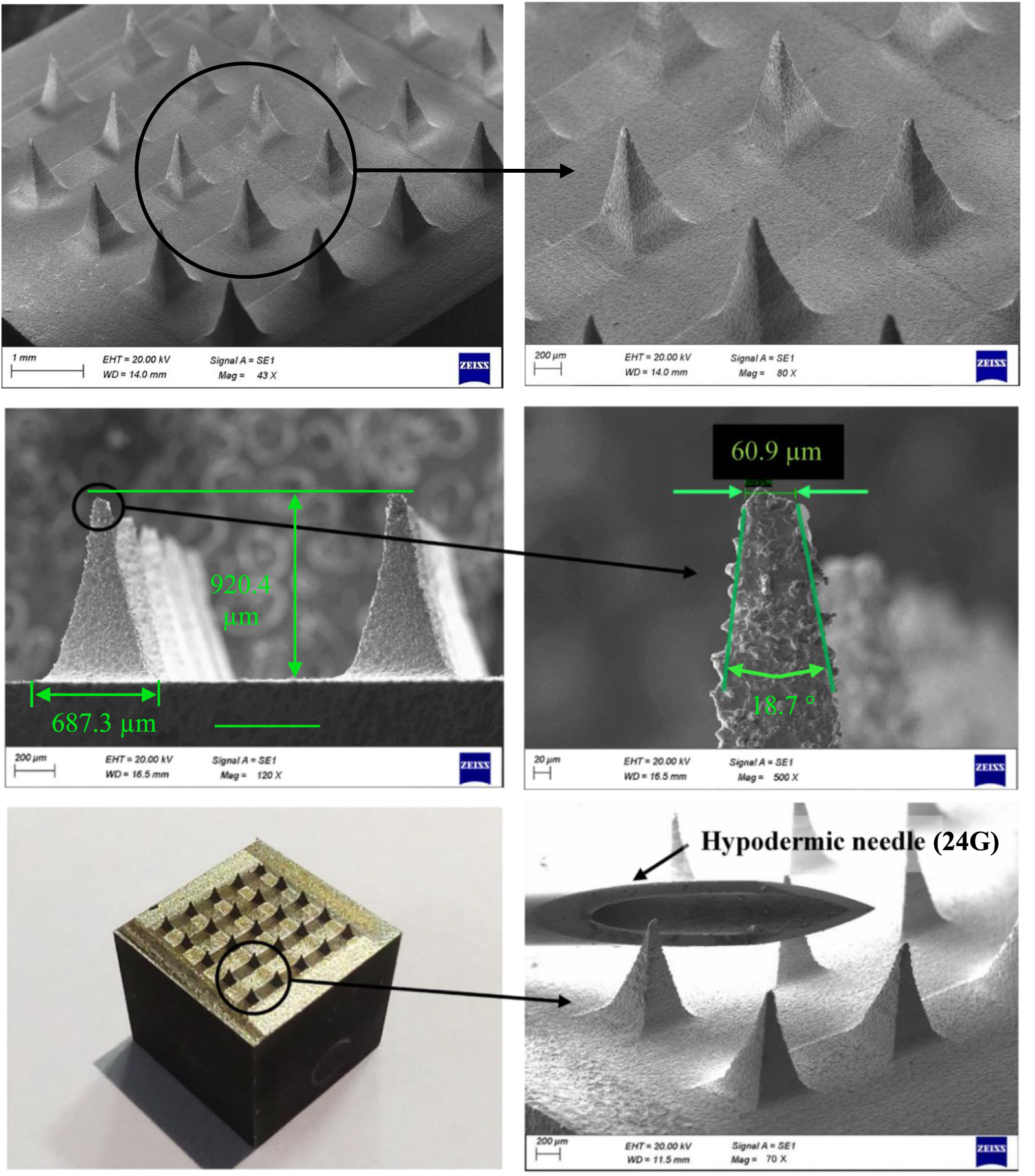 Fabrication of microneedles using wire electric discharge machining and ...