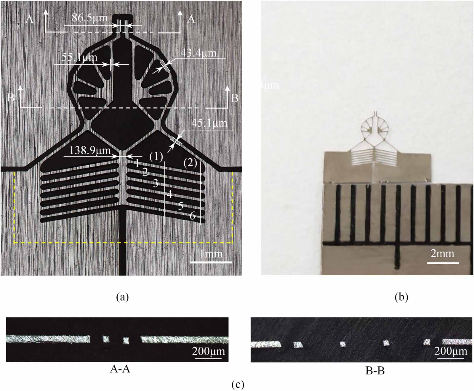Design, fabrication and test of electrothermal microgripper based on ...