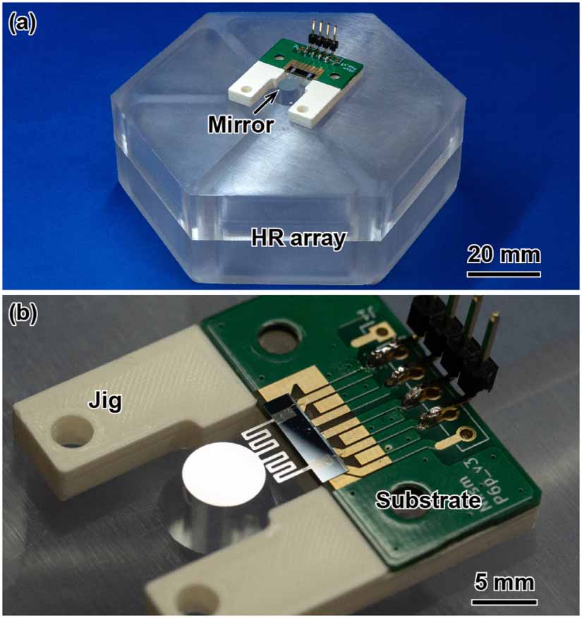 Acoustically driven MEMS mirror enhanced by a parallel Helmholtz ...
