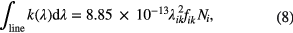 Equation (8)