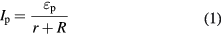 Equation (1)