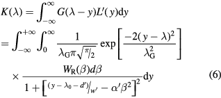 Equation (6)
