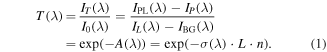 Equation (1)