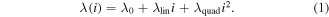 Equation (1)