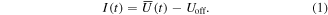 Equation (1)