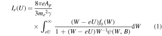 Equation (1)