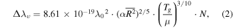 Equation (2)