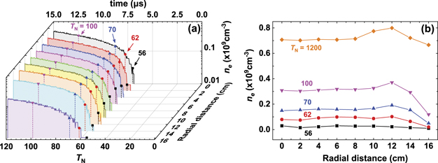 Radially-dependent ignition process of a pulsed capacitively coupled RF ...