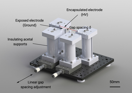 Electrical characteristics of wire-to-wire dielectric barrier ...
