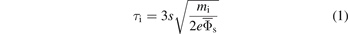 Equation (1)