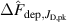 $\Delta\hat{F}_{\textrm{dep}, J_\textrm{D,pk}}$