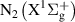 ${{\text{N}}_2}\left( {{{\text{X}}^1}{{\Sigma }}_{\text{g}}^ + } \right)$