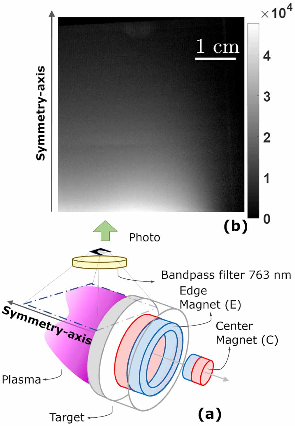 Influence of the magnetic field on the extension of the ionization ...