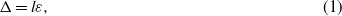 Equation (1)