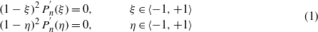 Equation (1)