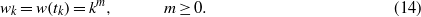 Equation (14)