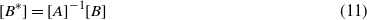 Equation (11)