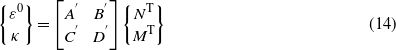 Equation (14)