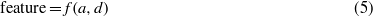 Equation (5)