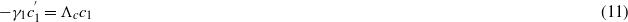 Equation (11)