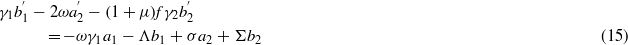 Equation (15)