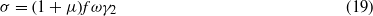 Equation (19)