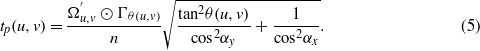 Equation (5)