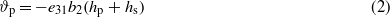 Equation (2)