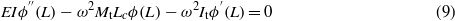 Equation (9)