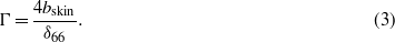 Equation (3)