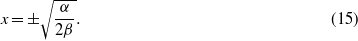 Equation (15)