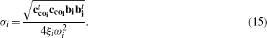 Equation (15)