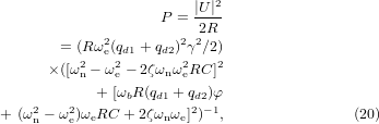 Equation (20)
