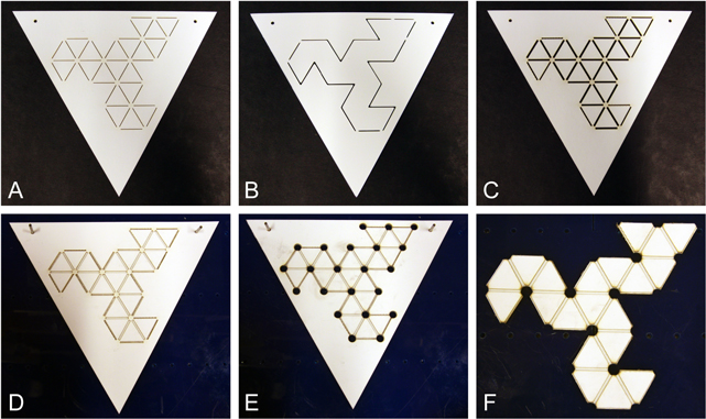 Self-folding origami: shape memory composites activated by uniform ...