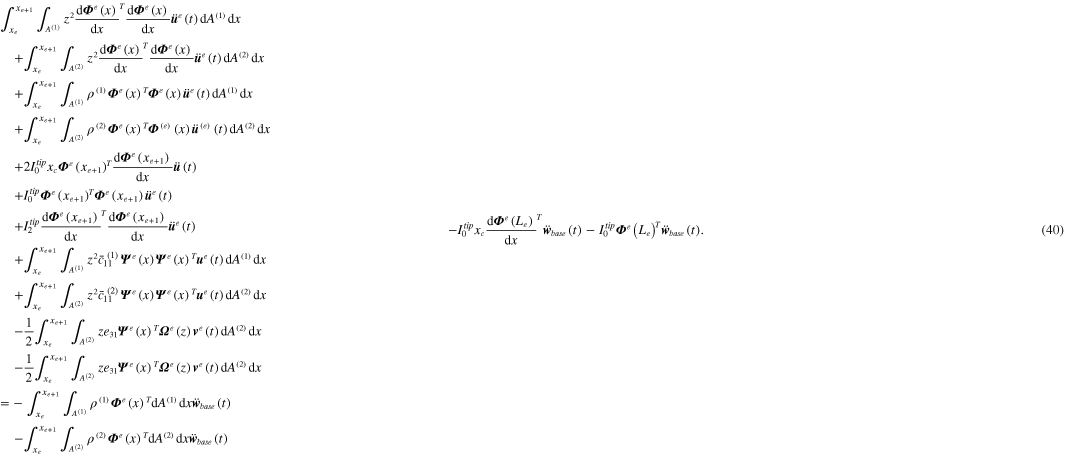 Equation (40)