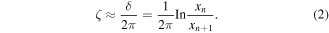 Equation (2)