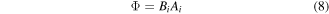 Equation (8)