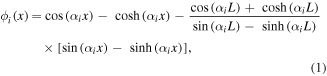 Equation (1)