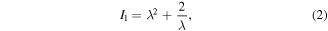 Equation (2)