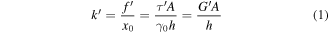 Equation (1)