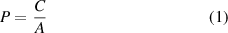 Equation (1)