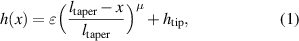 Equation (1)