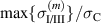 $\max\{\sigma_{\textrm{I/III}}^{(m)}\}/\sigma_{\mathrm{C}}$