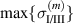 $\max\{\sigma_{\textrm{I/III}}^{(m)}\}$