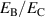 $E_{\mathrm{B}}/E_{\mathrm{C}}$