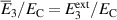 ${\overline{E}_{3}/E_{\mathrm{C}} = {E_{3}^{\mathrm{\textrm{ext}}}/E_{\mathrm{C}}}}$