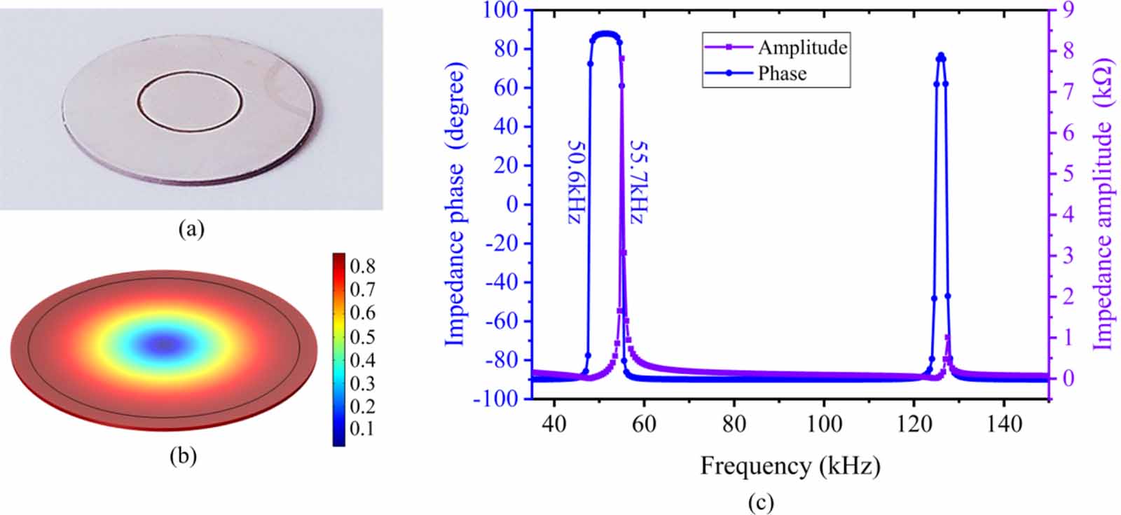 General rules for the inductive characteristics of a piezoelectric ...