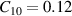 ${C_{10}} = 0.12$