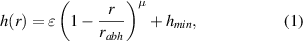 Equation (1)